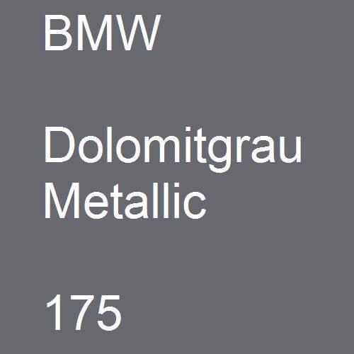 BMW, Dolomitgrau Metallic, 175.